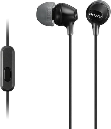 Sony MDR-EX15AP - Auriculares in-ear (con micrófono), negro